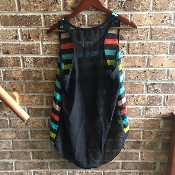 Lindsey Michelle Y2K Striped Tank Top - Picture 5 of 5